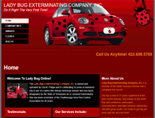 Tablet Screenshot of ladybugpco.com